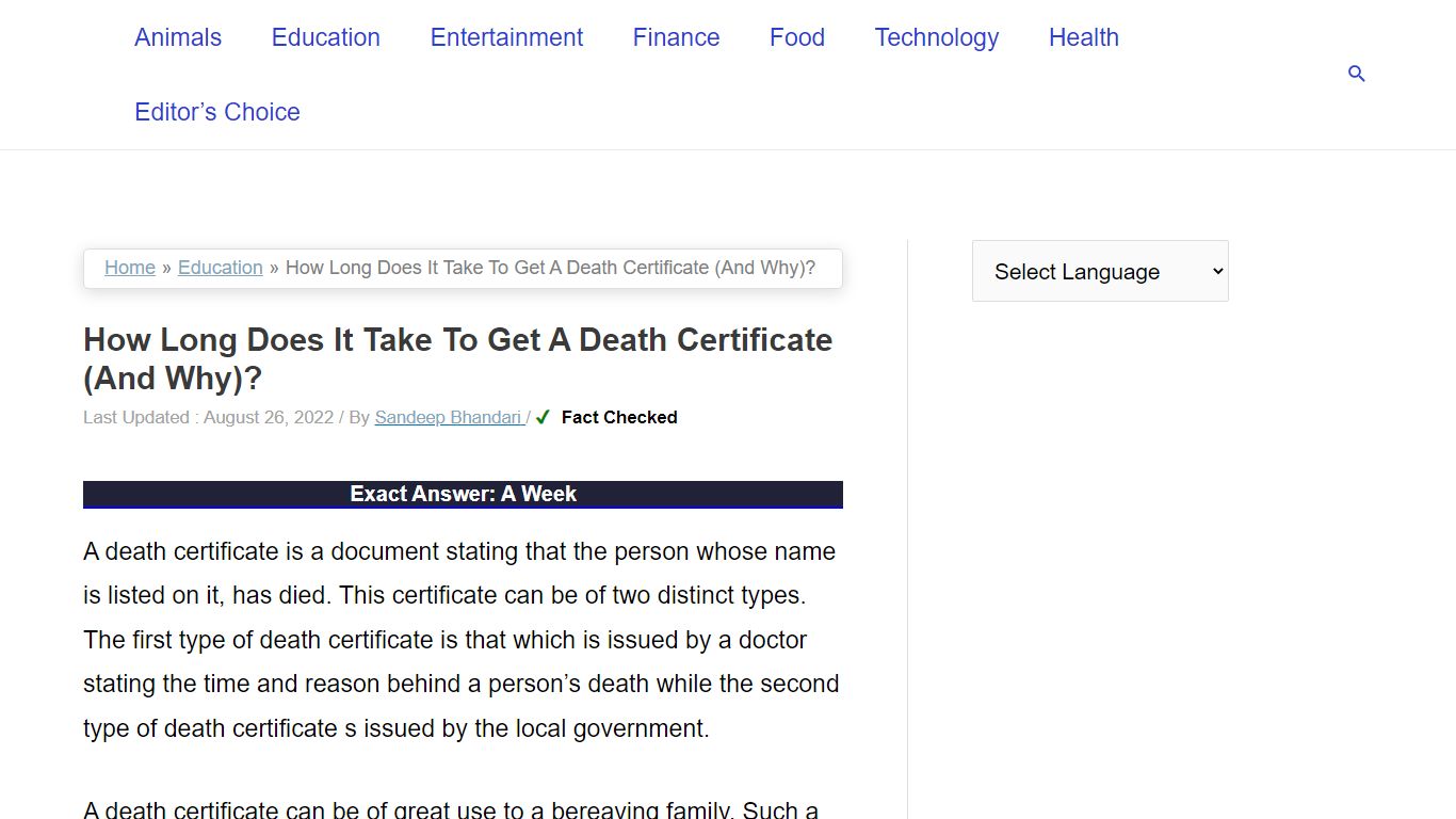 How Long Does It Take To Get A Death Certificate (And Why)?